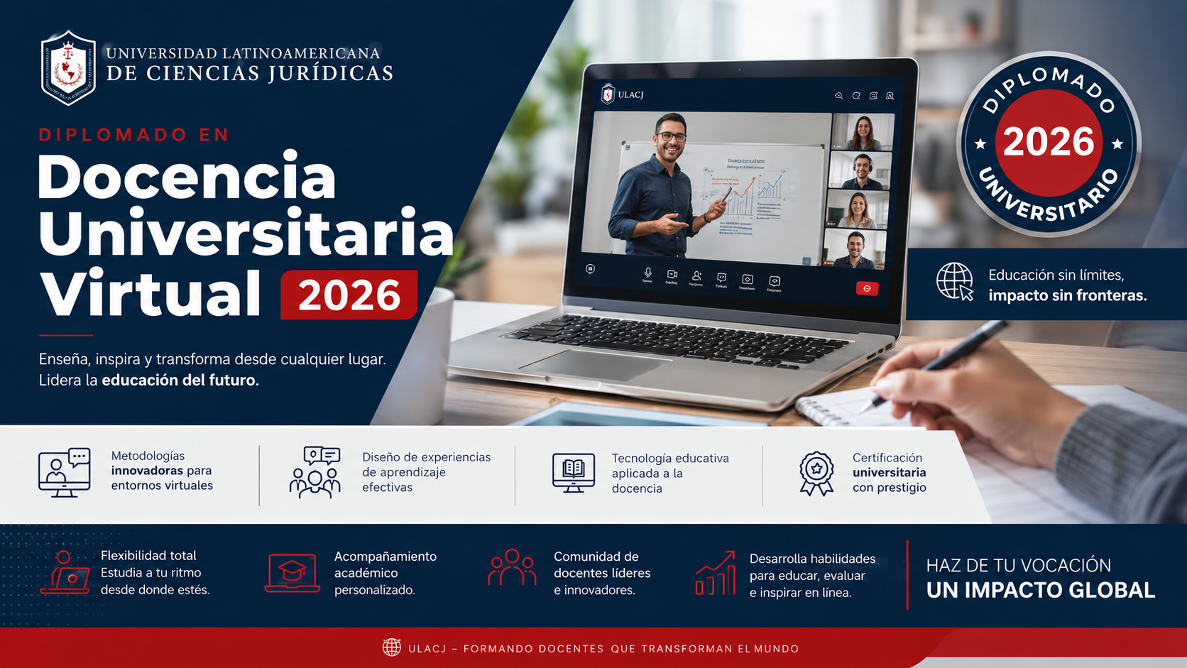 Diplomado en Docencia Universitaria Virtual 2026 Español de América Latina (es-419)